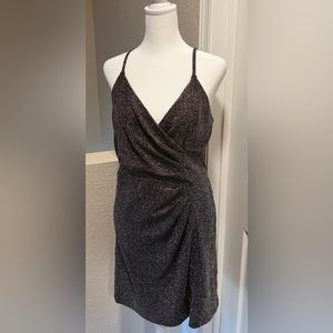 Express, L, Womens metallic cocktail dress